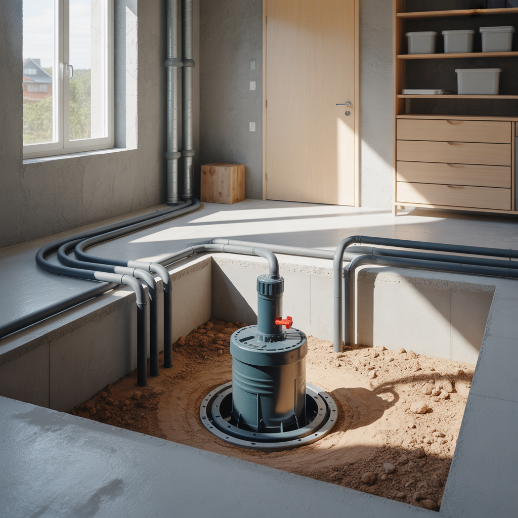 1.Sa installerar du en draneringspump for att undvika oversvamningar