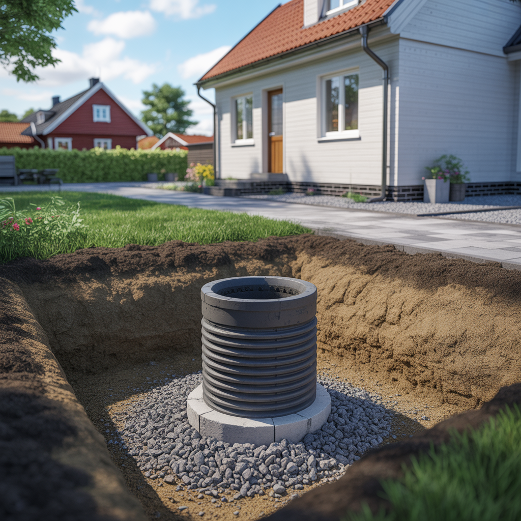 8.Vad kostar det att installera en ny draneringsbrunn pa tomten