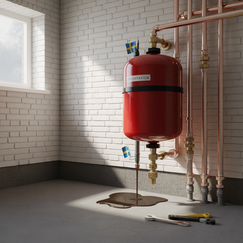 expansionskarl i varmesystemet tecken pa fel och kostnad